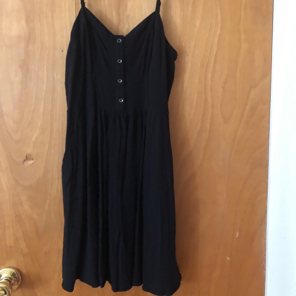 Black sun dress